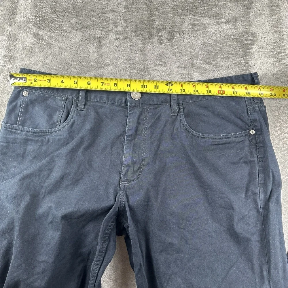 Tommy Bahama Men's Pants 36x32 Black Cotton Stretch Casual Chino Straight Leg‎